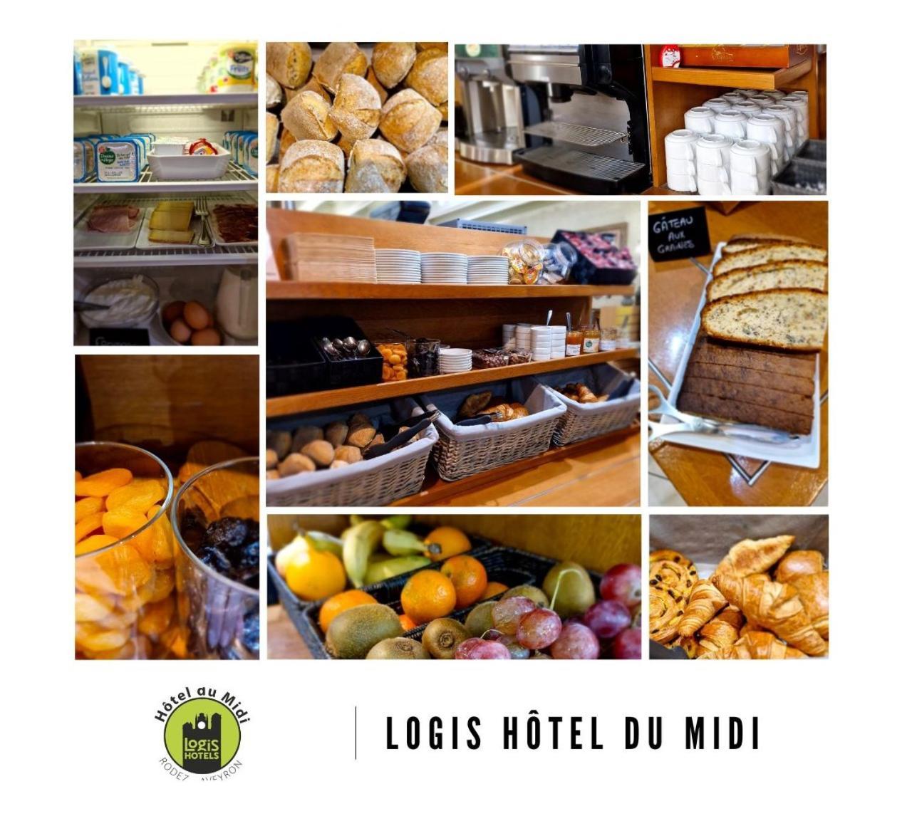 Logis Hotel Restaurant Du Midi - Rodez Centre Exterior foto