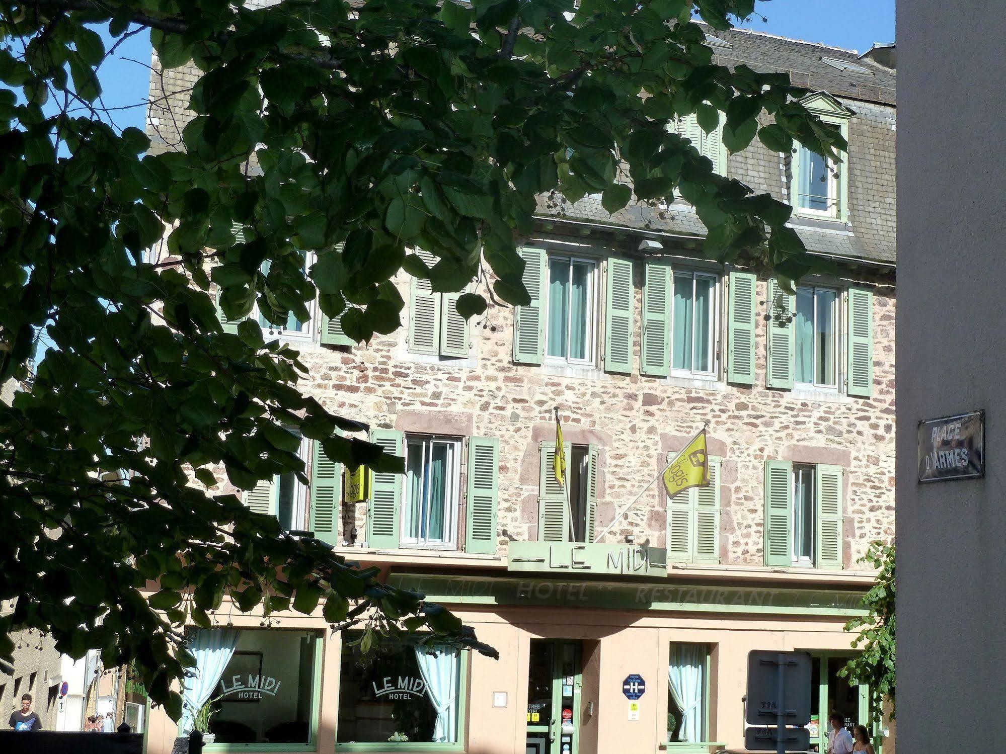 Logis Hotel Restaurant Du Midi - Rodez Centre Exterior foto